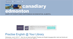 Desktop Screenshot of edmonton.canadiary.com