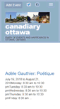 Mobile Screenshot of ottawa.canadiary.com