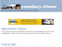 Tablet Screenshot of ottawa.canadiary.com