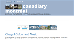 Desktop Screenshot of montreal.canadiary.com
