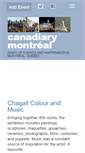 Mobile Screenshot of montreal.canadiary.com