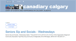 Desktop Screenshot of calgary.canadiary.com