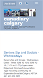 Mobile Screenshot of calgary.canadiary.com